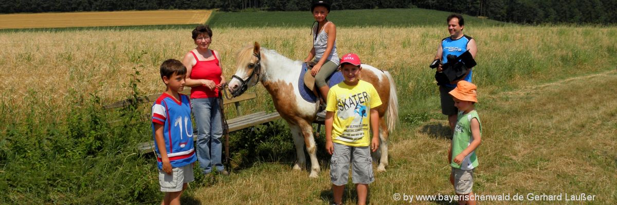 Reiterferien für Kinder Ponyhof in Bayern