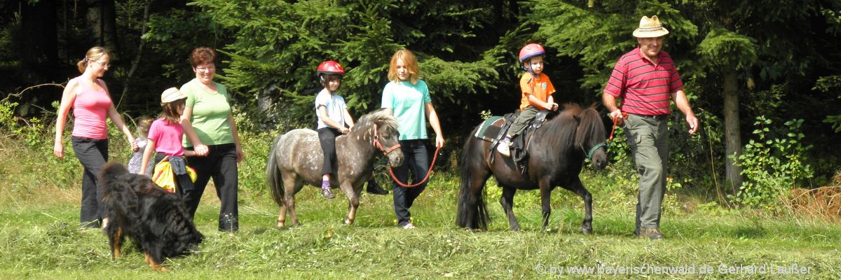 Reiturlaub für Familien mit Kindern in Bayern